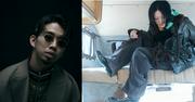 6月9日放送の「SPARK」に出演する新井和輝（King Gnu）とAyase（YOASOBI）。