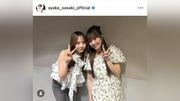 電撃婚の人気アイドル、あざとかわいい２ショに「やばい」「お顔がちっさい！！！」と反響！ももクロ佐々木彩夏