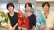 清原果耶・成田凌・ナ・イヌら、笑顔で撮了 “愛犬”にも感謝 ...