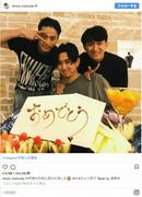 松田翔太の結婚を“F4”が祝福 松本潤、小栗旬、阿部力が集結
