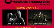 ONE OK ROCK、2026年4月4日＆5日にMUFGスタジアムでUVERworld、YOASOBIと2マン ...