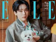 「SEVENTEEN」スングァン、愛犬ブクと一緒に「ELLE KOREA」のカバーを飾る