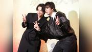 山﨑賢人、「キングダム」の宿敵と魂の抱擁！　山田裕貴は土下座でシルバーウィークの劇場動員お願い