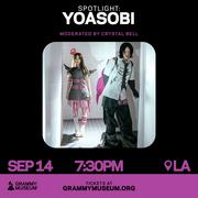 YOASOBI、米グラミー・ミュージアムでのライブ決定 スペシャルトークも