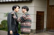 吉沢亮さん 横浜流星さん岡山で熱演 映画「国宝」ロケの矢吹邸